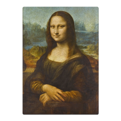 Drewniane puzzle A4 Leonardo da Vinci 